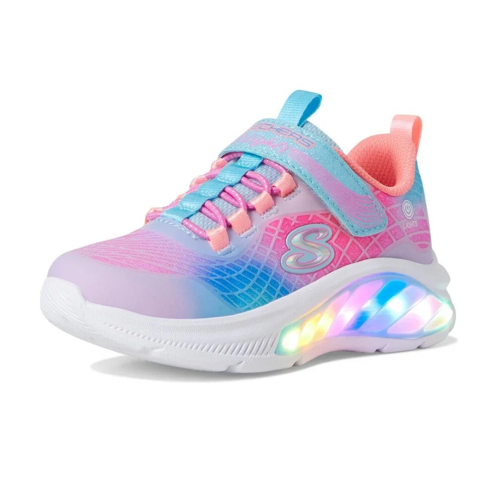 Skechers Rainbow Cruisers Rainbow Reflectin Kids 13.5 Multi Casual Shoe ZOGG3030